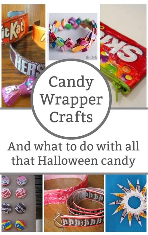 Halloween Candy Wrapper Craft Ideas for Kids to Make