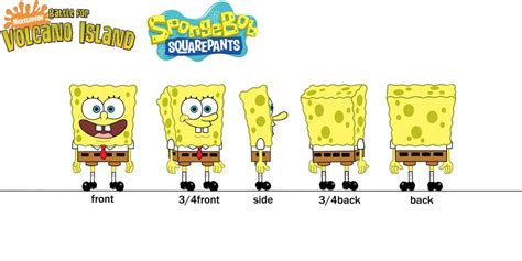 Spongebob Squarepants Model Sheet