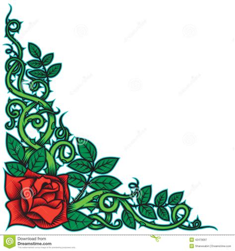 Rose Vine Clip Art | Free download on ClipArtMag