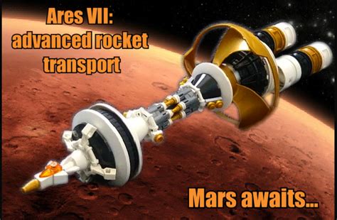 LEGO IDEAS - Join the mission to take us from the Moon to Mars! - Ares VII: advanced rocket ...