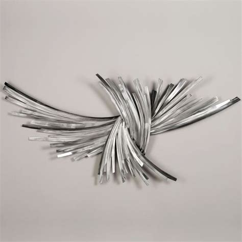 Infinity Silver Metal Wall Sculpture