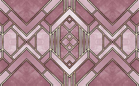 Art Deco Diamond Pattern Wallpaper for Walls | Art Deco City