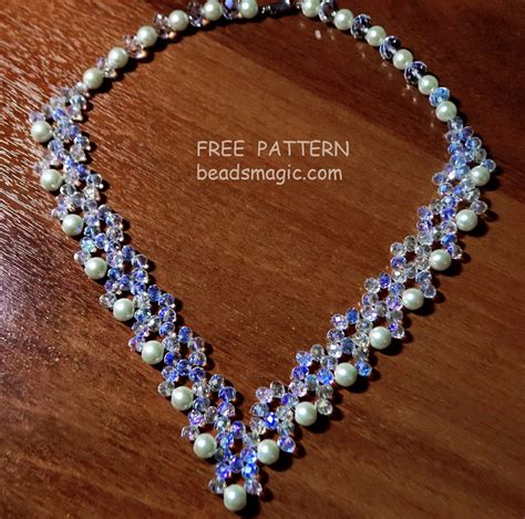 Free pattern for necklace Evita | Beads Magic