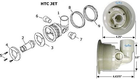 Jetted Tub Jacuzzi Whirlpool Bath Parts Diagram : replacement part G28 ...