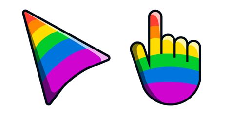 Rainbow cursor – Custom Cursor