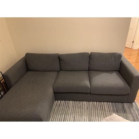 Ikea Vimle Grey Sectional Sofa - AptDeco