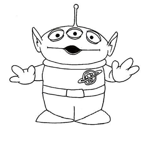 Toy Story Alien Coloring Pages Coloring Pages