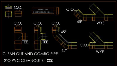 2 Inch PVC Pipe Fittings - S1000 • Designs CAD