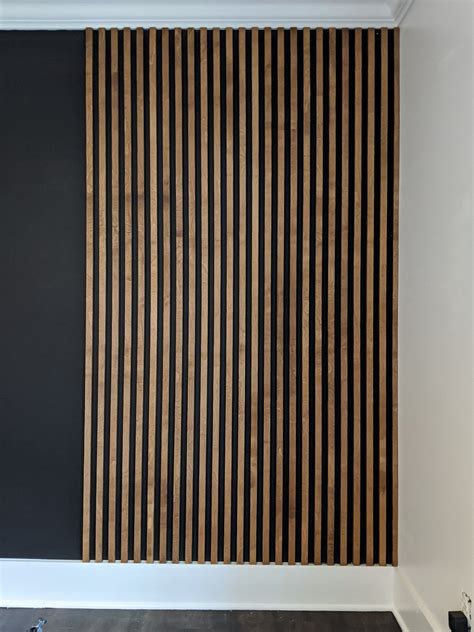 AFFORDABLE SLAT WALL – Simply Aligned Home | Wood slat wall, Slat wall ...