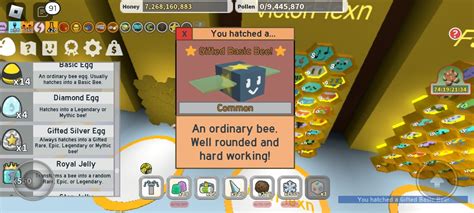 got gifted basic bee in 16 basic egg : r/BeeSwarmSimulator