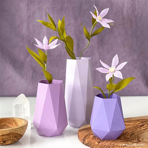 How To Make Paper Flower Vase | Best Flower Site