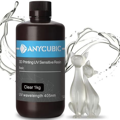 Buy ANYCUBIC 3D Printer Resin, 405nm SLA UV-Curing Resin with High ...