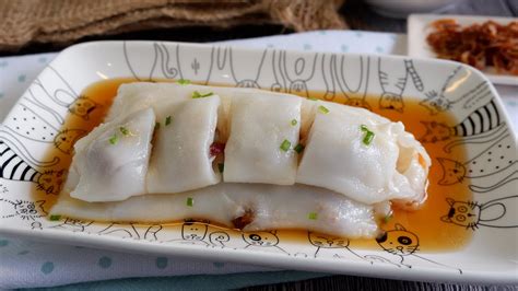 How to make Dim Sum Steamed Rice Rolls • Cheung Fun 港式猪肠粉 Char Siu Chee Cheong Fun Recipe - YouTube