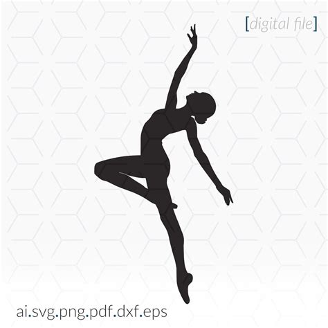 Dancer Silhouette SVG File for Printing Cricut and Cutting - Etsy