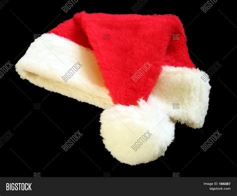 Santa Hat (black Image & Photo (Free Trial) | Bigstock