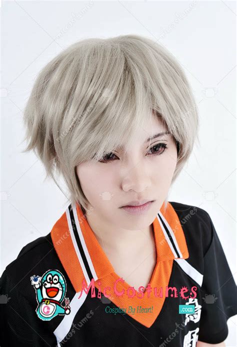 Haikyuu!! Koshi Sugawara Cosplay Wig - Cosplay Shop