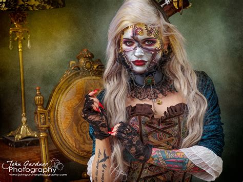 Creative portrait photography: Steampunk shoot with Sarah - John Gardner professional commercial ...