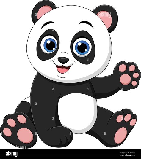 Cute Panda cartoon animal vector illustration Stock Vector Image & Art - Alamy