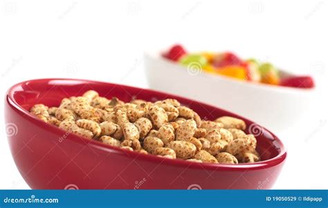 Puffed Wheat Cereal stock image. Image of color, wheat - 19050529