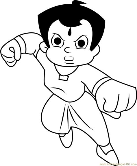 Chota Bheem Cartoon Drawing at PaintingValley.com | Explore collection ...