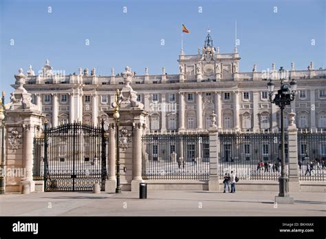 Palacio Real Royal Palace King Queen Madrid Spain Stock Photo - Alamy