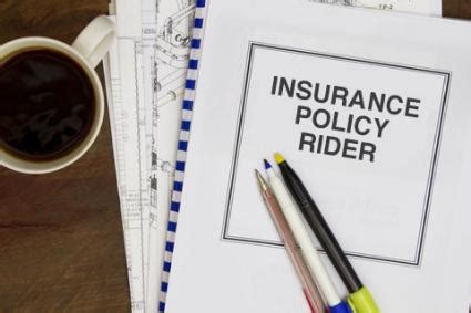 What Is an Insurance Rider?