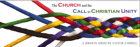 Radio Series: The Church and the Call to Christian Unity | First ...