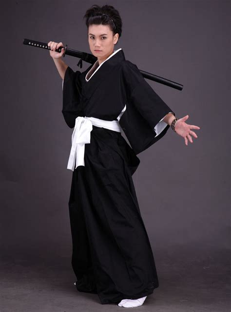 Bleach Soul Reaper Kimono Uniform Cosplay Costumes | cosercosplay.com