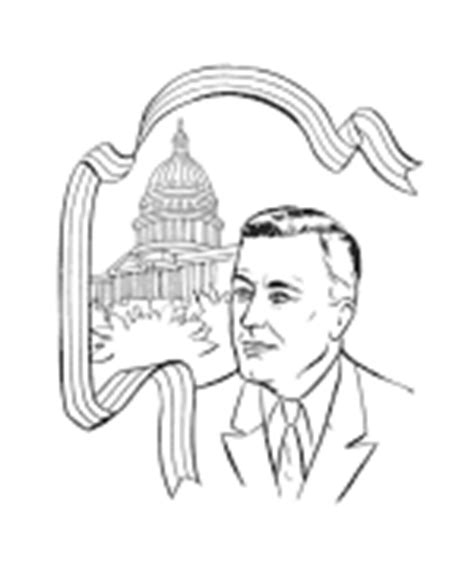 USA-Printables: President Franklin D Roosevelt Coloring Pages - US ...