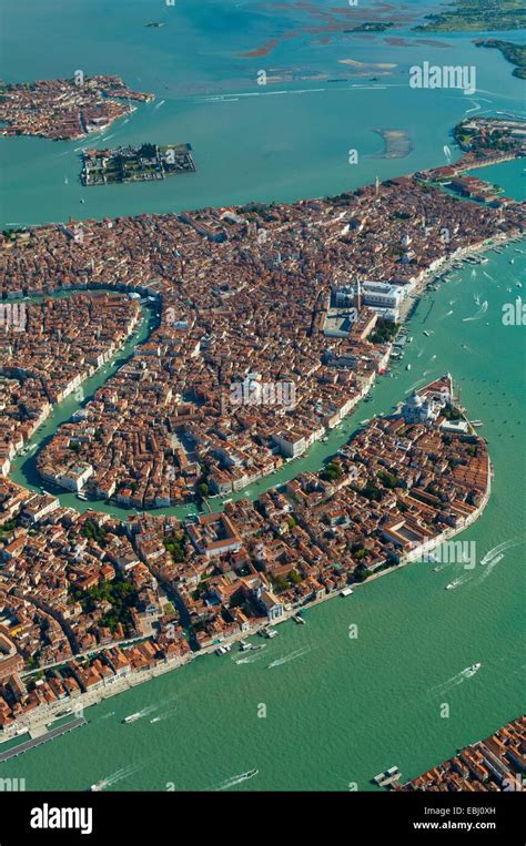 Aerial view of Venice city, Italy, Europe Stock Photo - Alamy