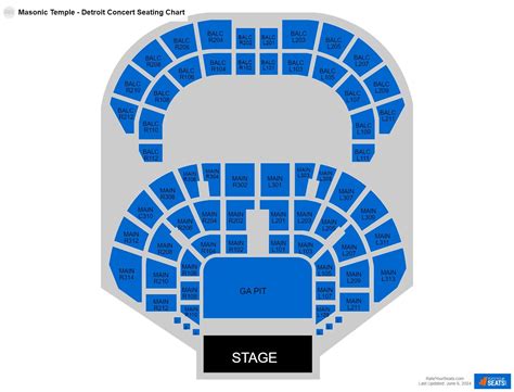 Masonic Temple Theatre Detroit Mi Seating Chart - Infoupdate.org