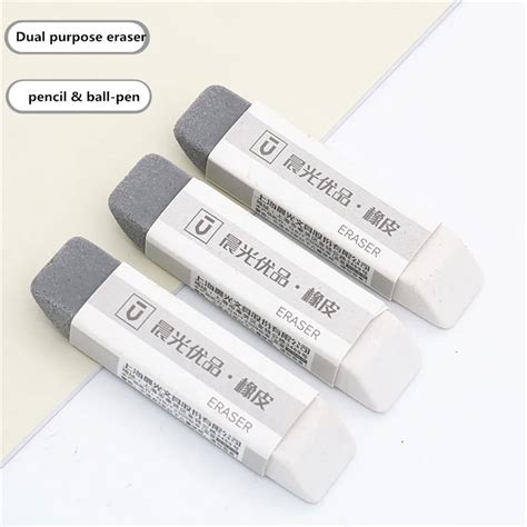 3PCS/LOT Multipurpose eraser Double head Ballpoint pen ink eraser ...