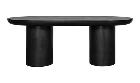 Rocca Black Oval Marble Dining - Splendid Furnishings