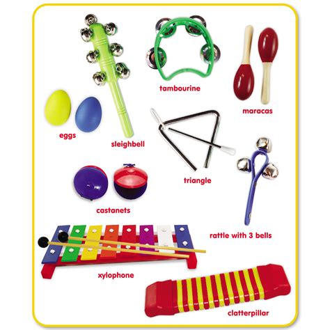 Buy Musical Instrument Set for Kids in a Backpack with Xylophone ...