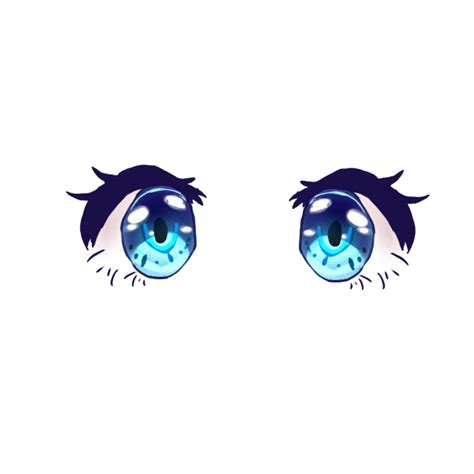 Kawaii blue anime eyes by iiKawaii-Kookie on DeviantArt