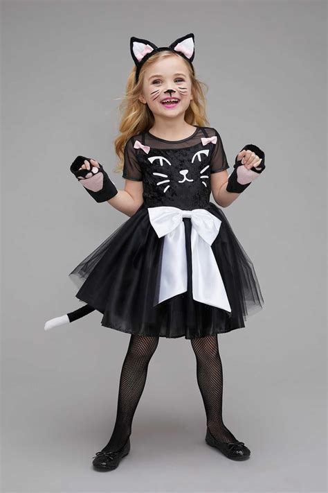 Black Cat Costume for Girls | Хэллоуин костюмы для детей, Хэллоуин костюмы для девочек, Кошачьи ...