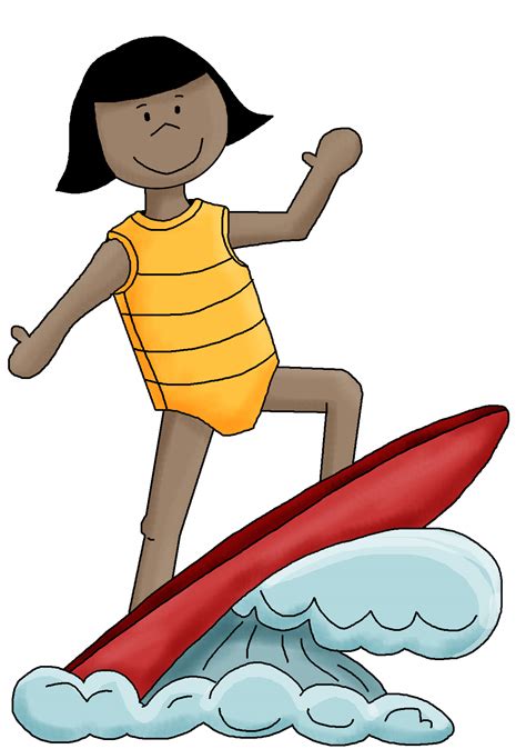 Surfer Girl Cartoon - ClipArt Best