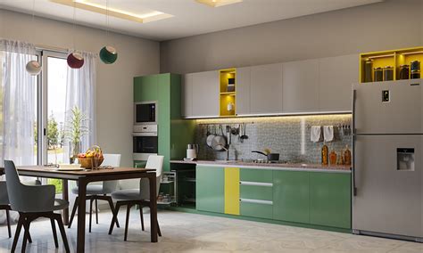 Acrylic Kitchen cabinets for your home| Design Cafe