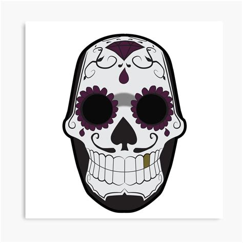 "Payday 2 Sangres Vector Mask" Canvas Print by BitRadical | Redbubble