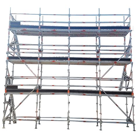 Roofers Kit - Aluminium Kwikstage Modular Scaffold System - (0.7m (W) x 10.0m (L) 6.0m (H ...