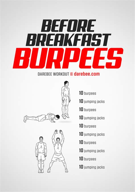 Before Breakfast Burpees Workout