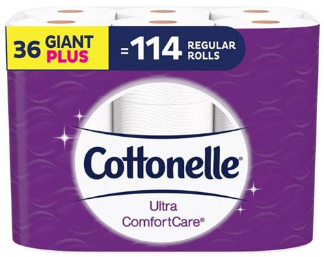 Cottonelle Ultra ComfortCare Giant Roll Bath Tissue, 2-Ply 200-Sheet, — Goisco.com