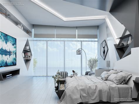 futuristic bedroom design :: Behance