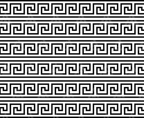 Seamless Greek Wave Pattern Svg Roman Meander Pattern - Etsy