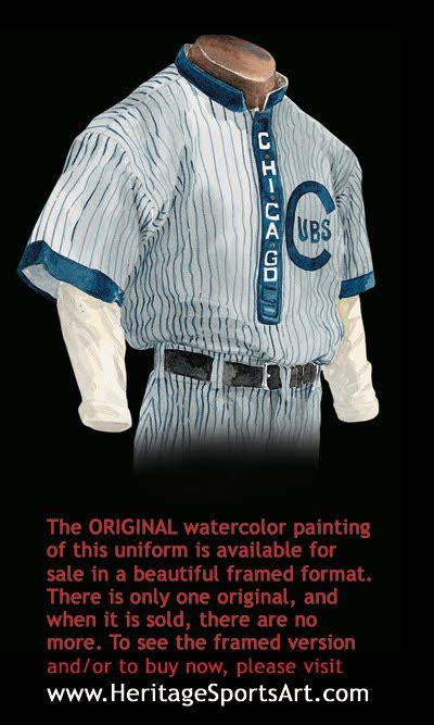 Chicago Cubs Uniform and Team History | Heritage Uniforms and Jerseys ...