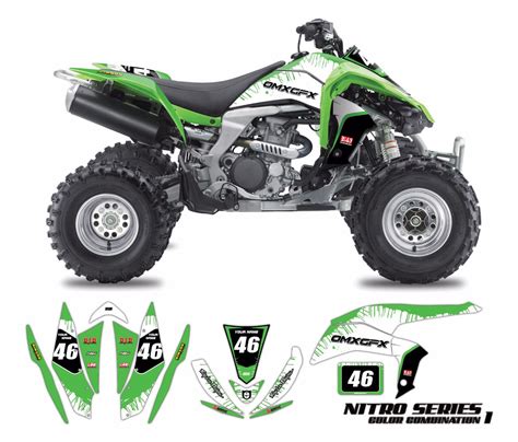 Graphics Kit for Kawasaki ATV 'Nitro' – OMXGraphics