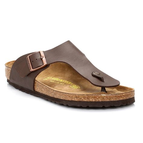 Lyst - Birkenstock Ramses Birko-flor Mens Brown Leather Sandals in Brown for Men