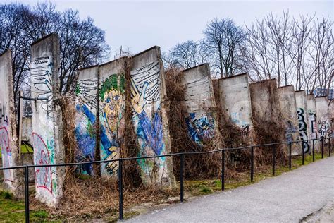 A segment of the Berlin Wall. Remains of Berlin Wall. Berlin Wall Memorial | Stock image | Colourbox