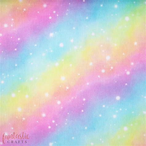 Pastel Colourful Rainbow Stars Speckled Galaxy Space 100% - Etsy