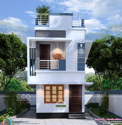 Indian Small House Design 3 Bedroom House Indian Small Modern Front Elevation Designs South ...